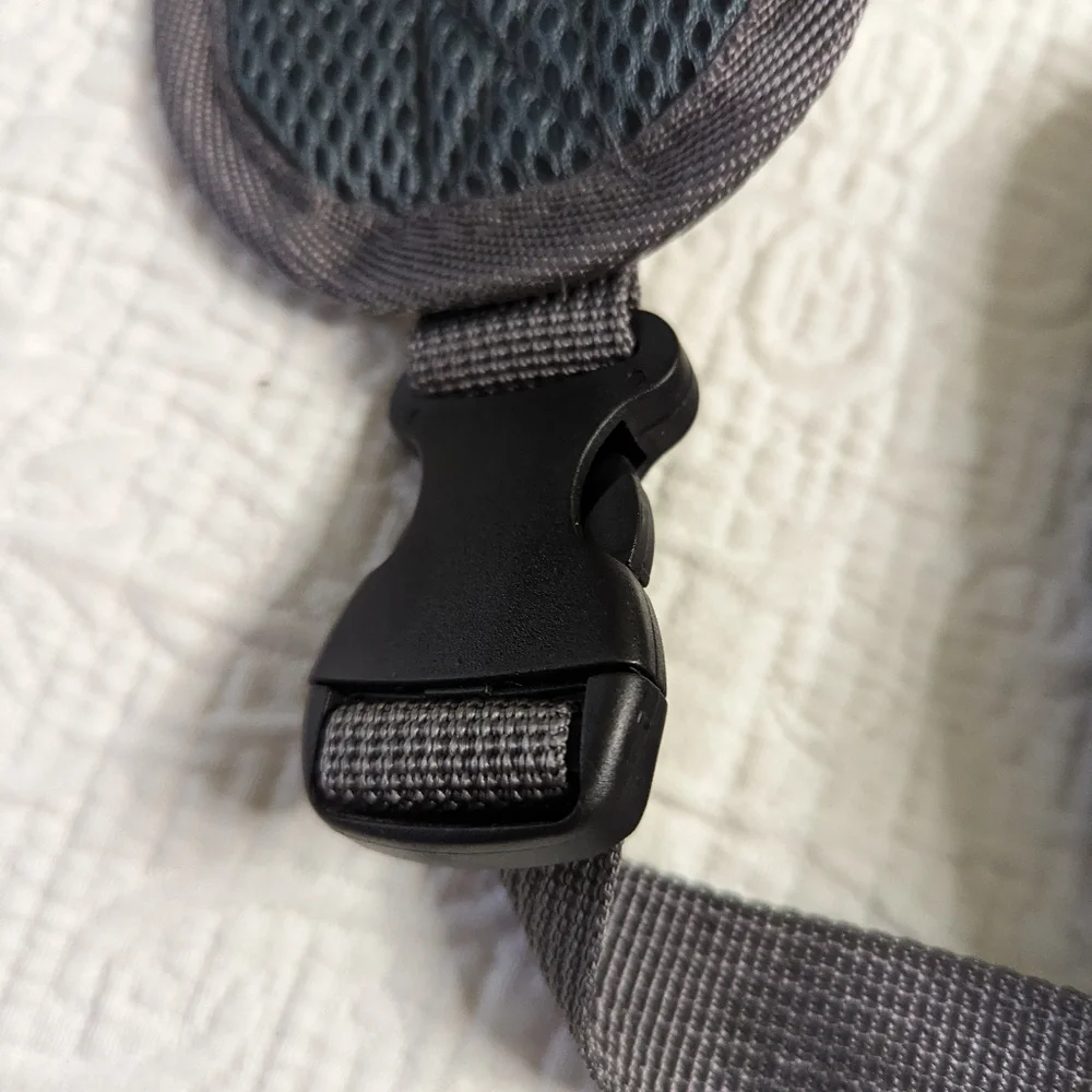 Pet Carrier Sling Bag - Black and Purple